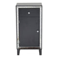 1 Drawer Black Accent Cabinet C88478