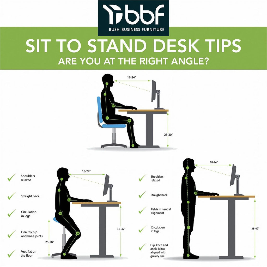 48" Engineered Wood Adjustable Standing Desk D26824