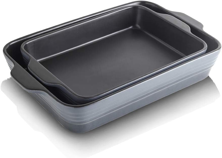 Ceramic Bakeware Set, 9 x 13 Inches, 2-Piece K36616