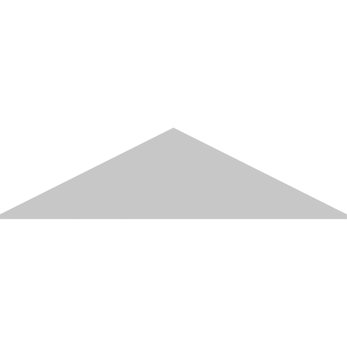 Peaked Cap 3 Spoke PVC Pediment T6997