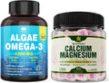 Plant Based Calcium & Algae Omega 3 1200mg Supplement Z653