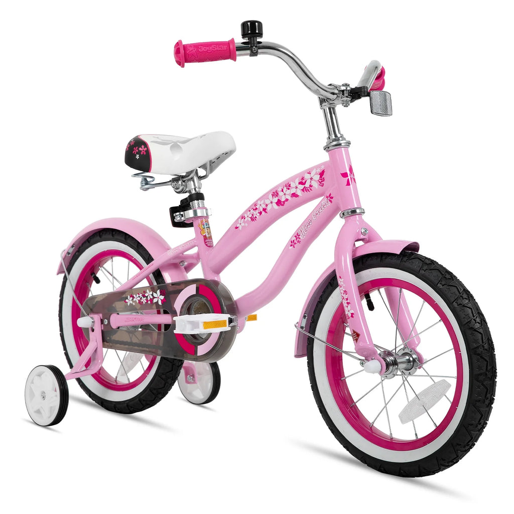 12 14 16 Kids Cruiser Bike with Training Wheels, Green W3124