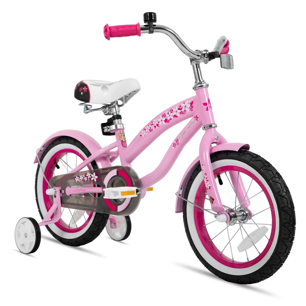 12 14 16 Kids Cruiser Bike with Training Wheels, Green W3124
