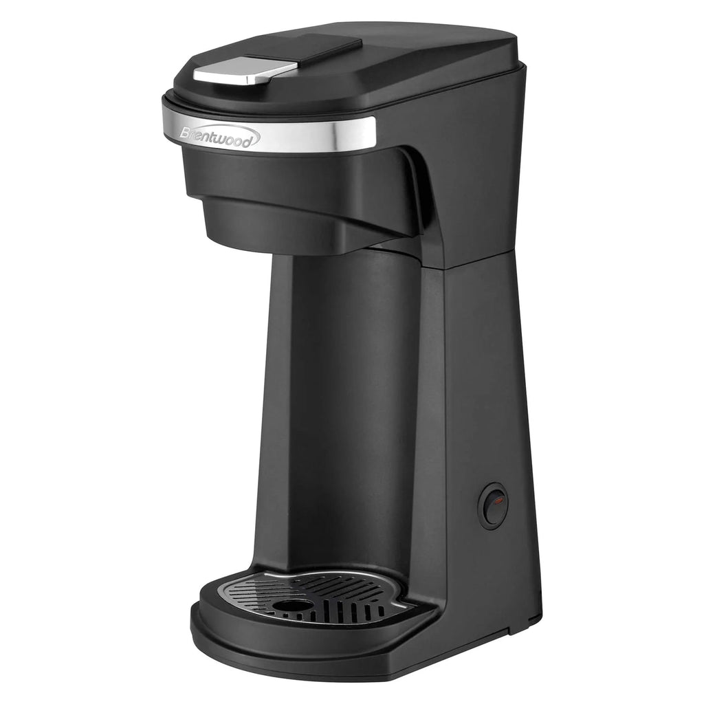 Black Single Serve Coffee Maker with Reusable Filter Basket I993