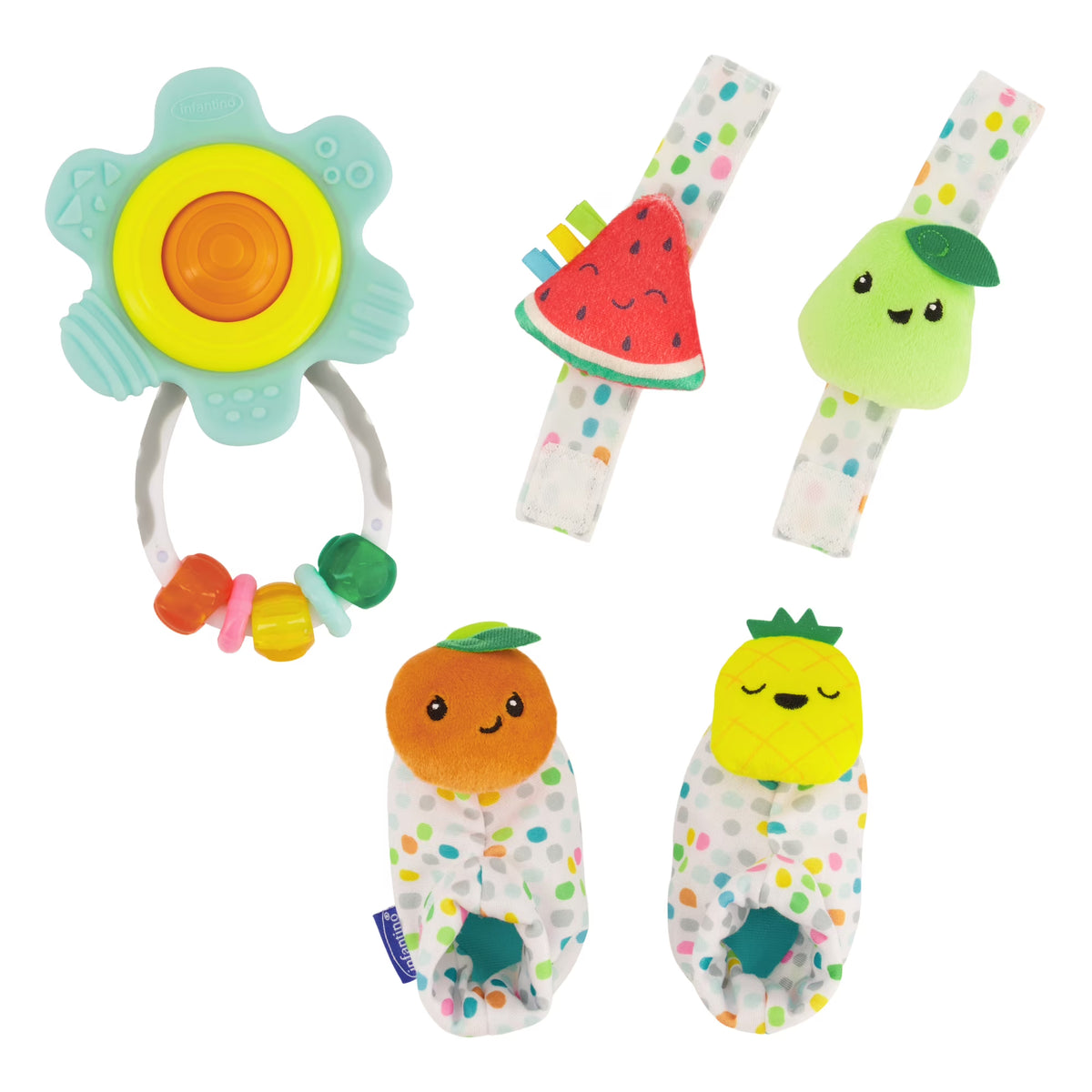 3-Piece Multicolor Baby Rattle Gift Set C125217