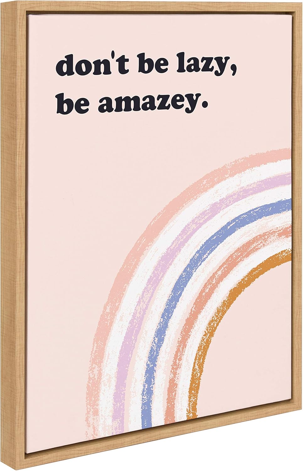 Framed Canvas Wall Art, 18x24 Natural D14308