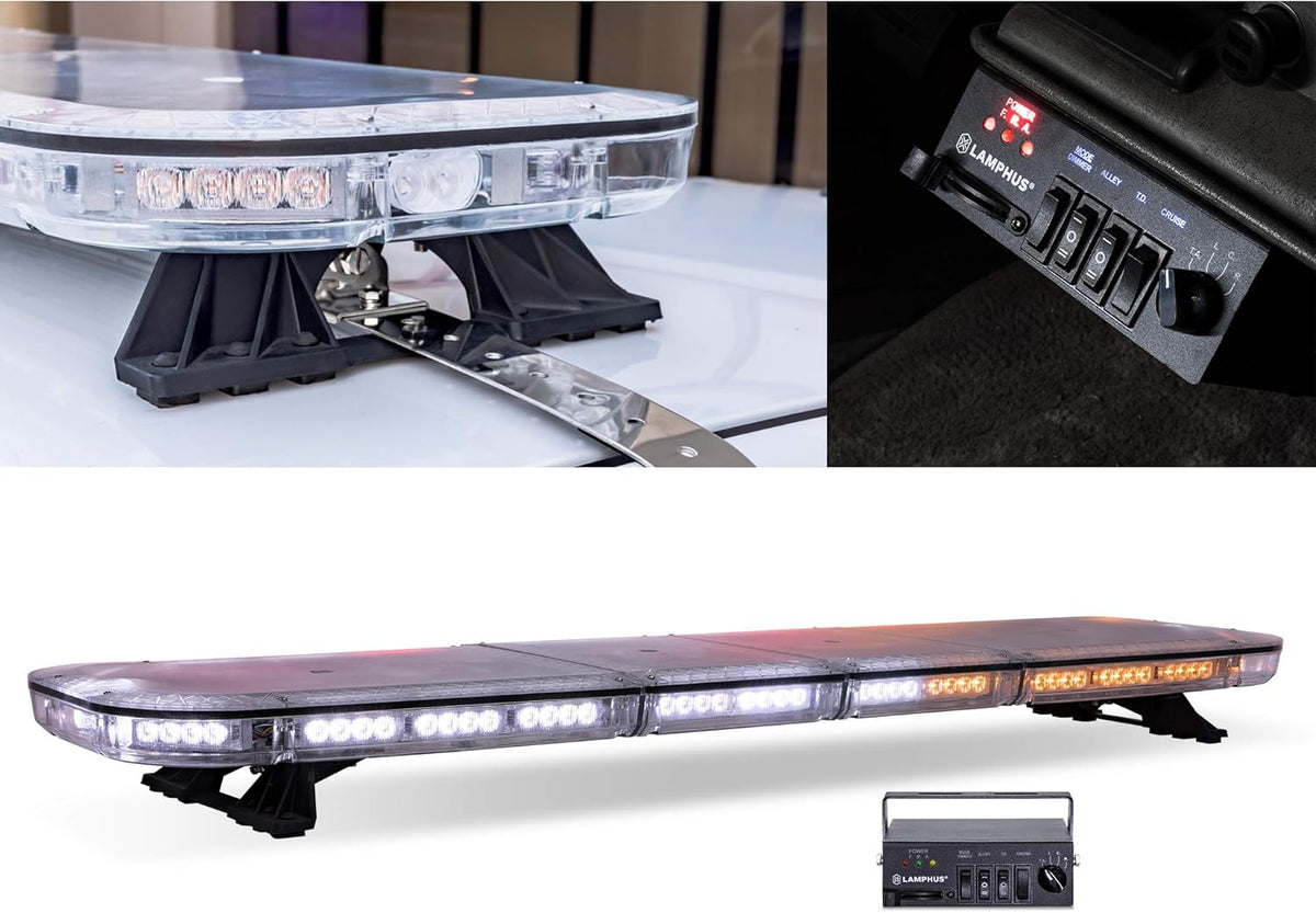 47" 98W RED LED Emergency Light Bar Y162073