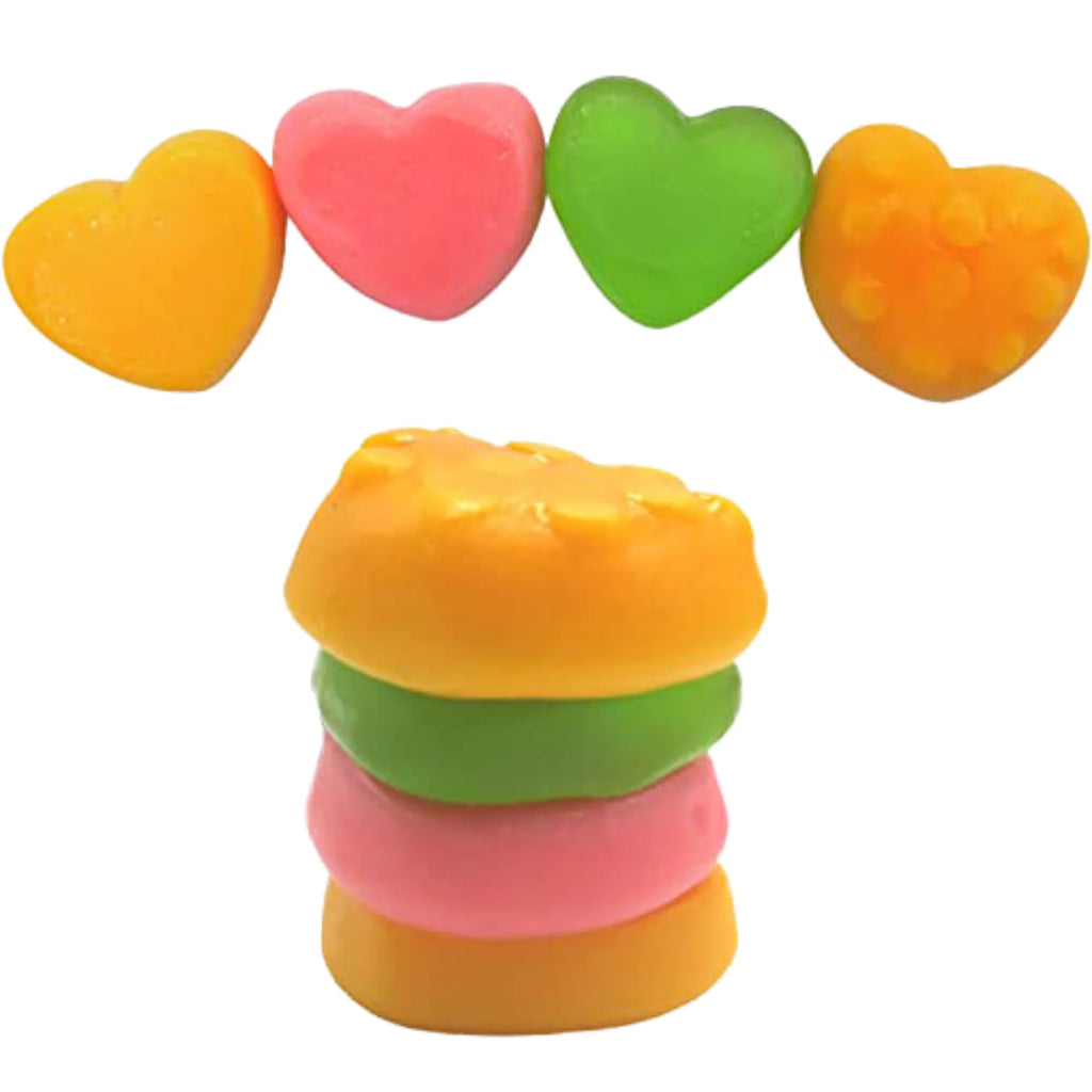 Heart Shaped Gummy Candy, 18 Count F652