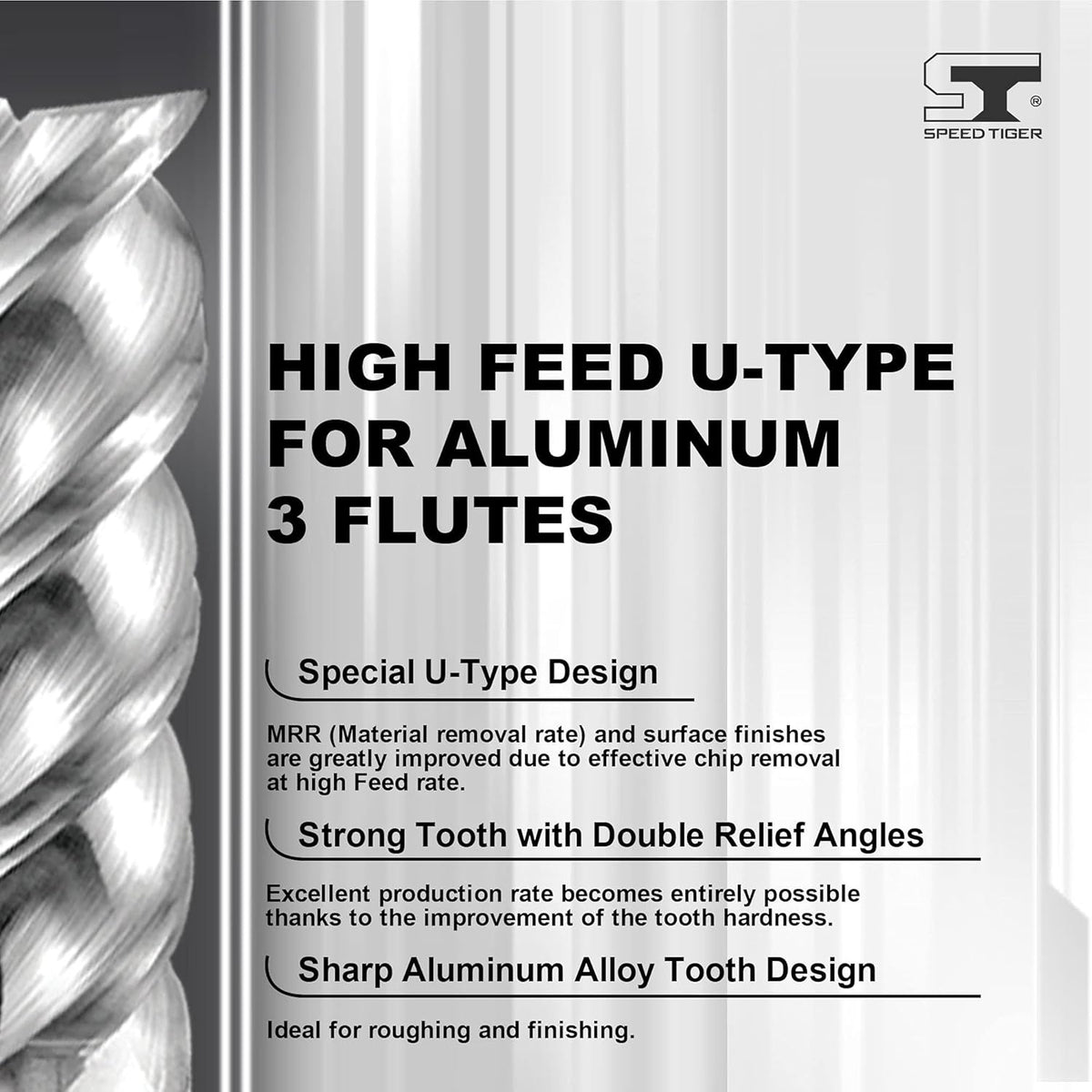 3/16 3 Flute Carbide Square End Mill V416548
