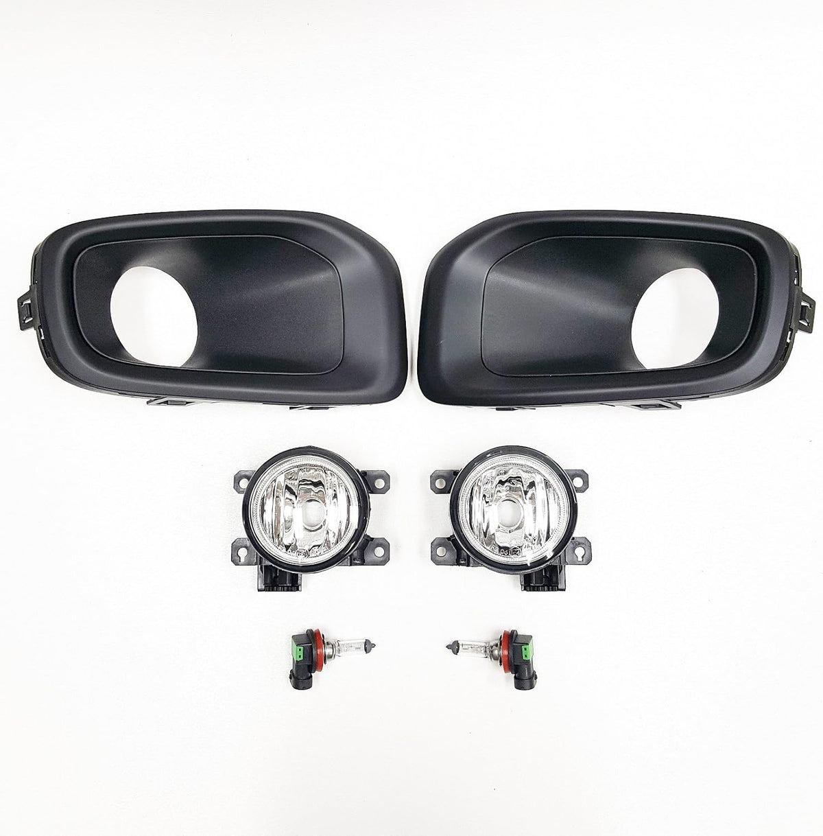 Clear Lens Fog Light Kit with Black Bezel Bulbs G820703