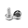 0.38in. -16 x 1 in. Coarse Threaded Grade 5 Hex Flange Screw with Serration, Medium Carbon Steel - Zinc Pla L867