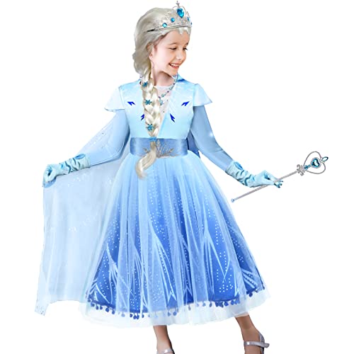 10Pcs Princess Costume Dress with Accessories Q5831