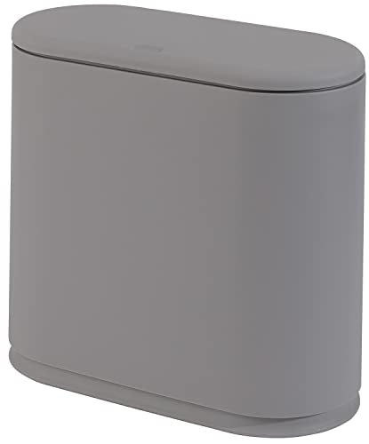 10 Liter Rectangular Plastic Trash Can with Press Type Lid B3151