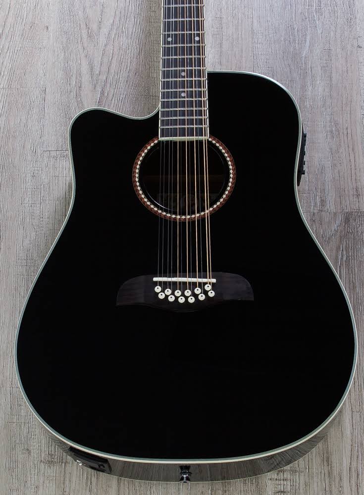 12-Strings Acoustic-Electric Cutaway Guitar R178958