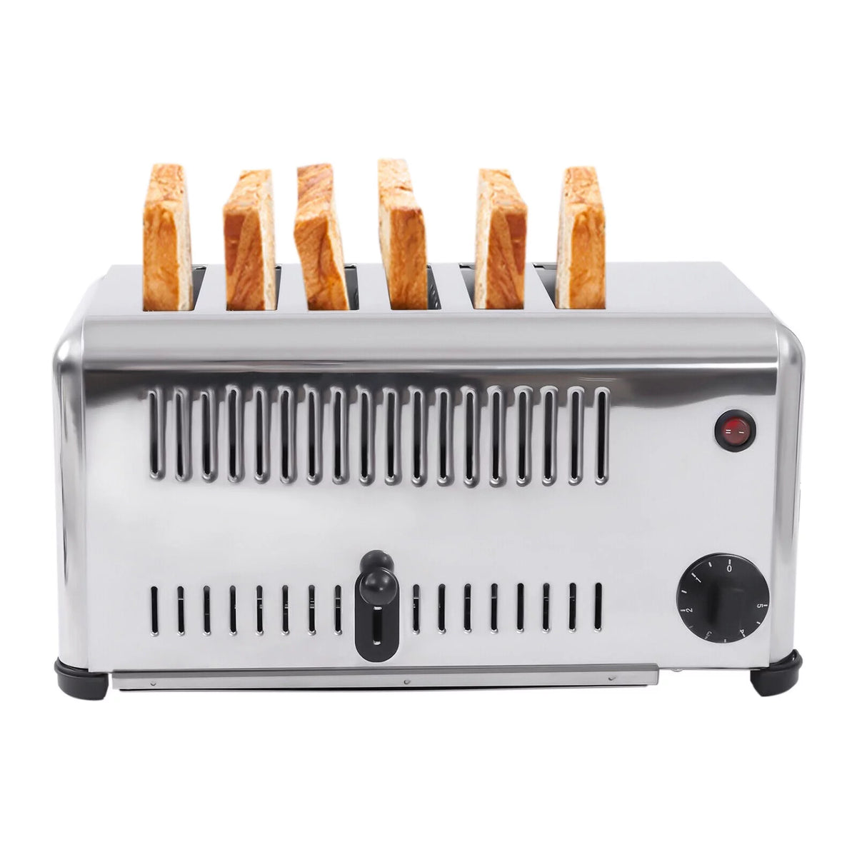 6 Slices Timing Electric Pop-Up Stainless Steel Toaster T42003