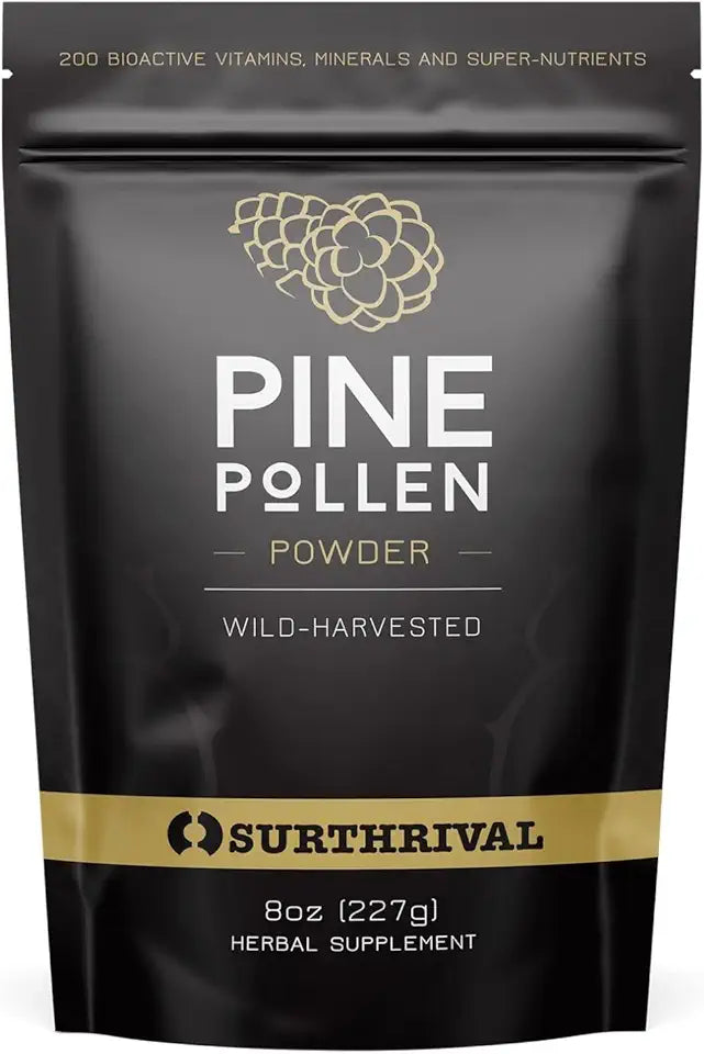 Pine Pollen Powder 8 oz Wild Harvested I8815