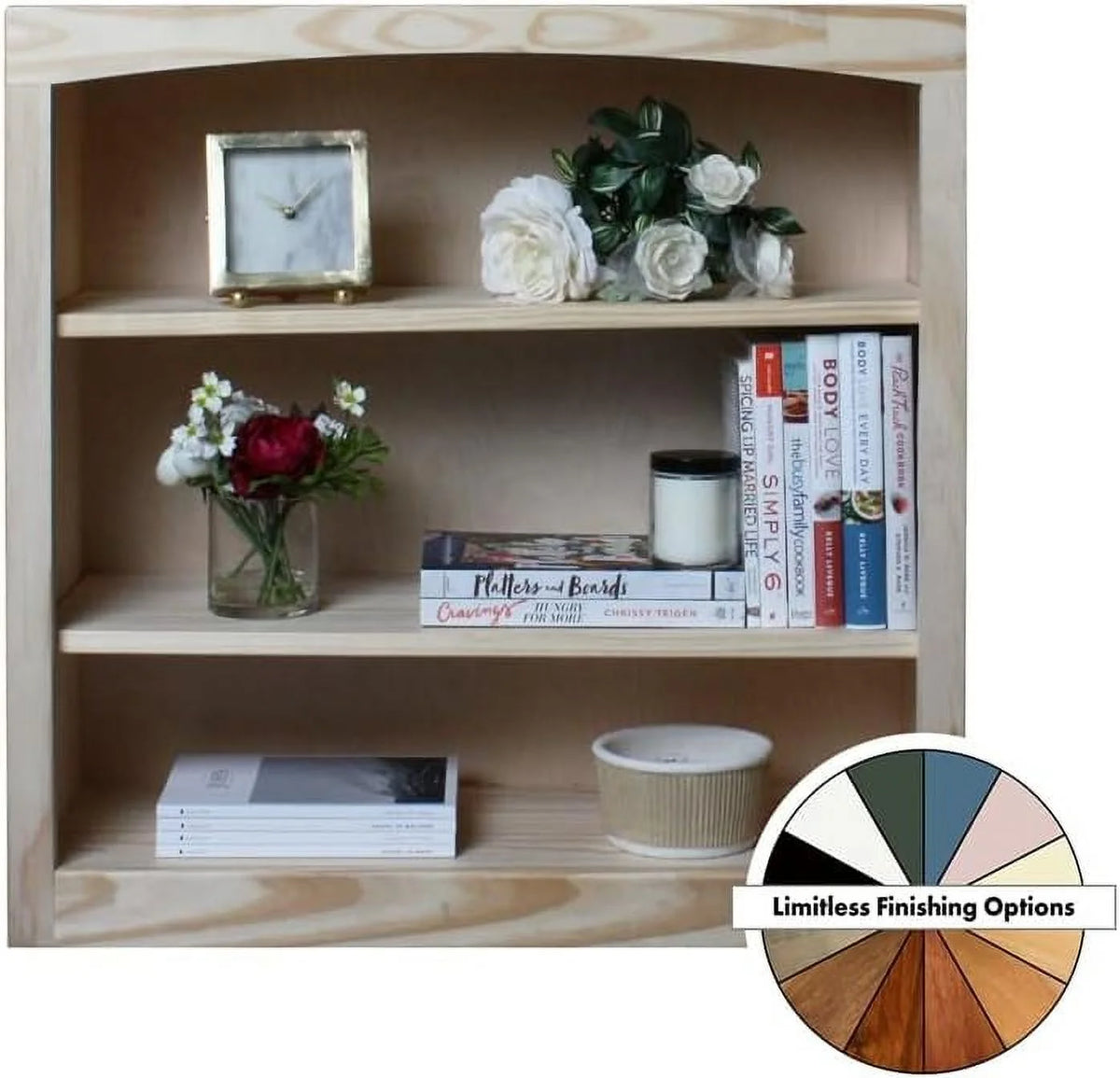 Pine Wood Bookcase L814563