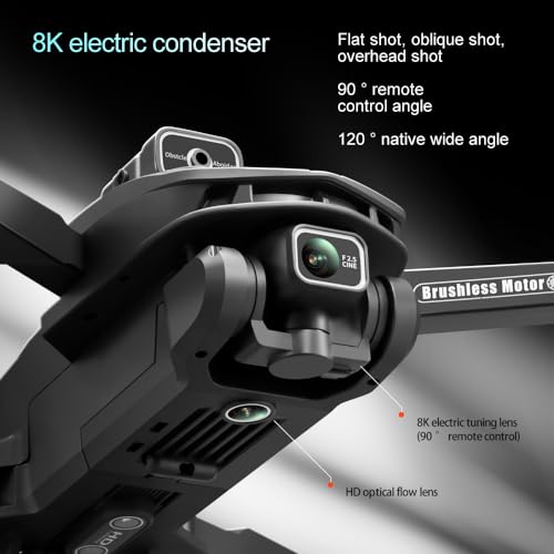 GPS Drone with 4K HDR Camera, 90 Mins Flight Time, Black E73736