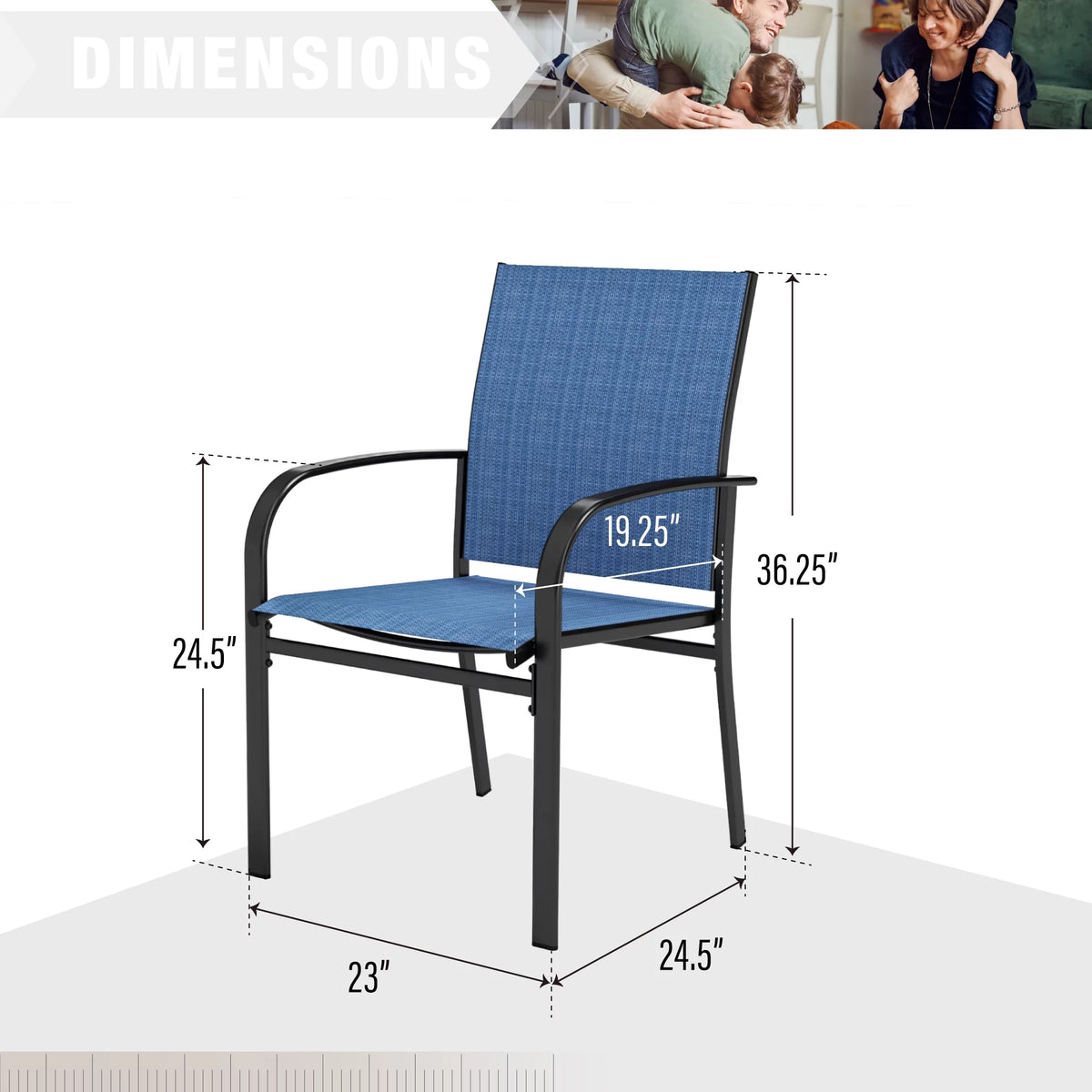 6-Piece Outdoor Patio Dining Set with 9 ft Umbrella D53451